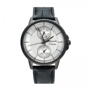 Alexandre Christie AC 6576 Black Grey Leather MFLIGGR